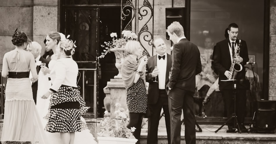 Saxophonist at a Wedding Saxophonist at a Wedding